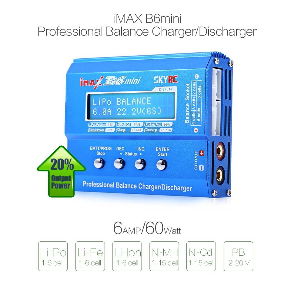 SKYRC B6 Mini 6S Li-Po Battery Charger (V2)