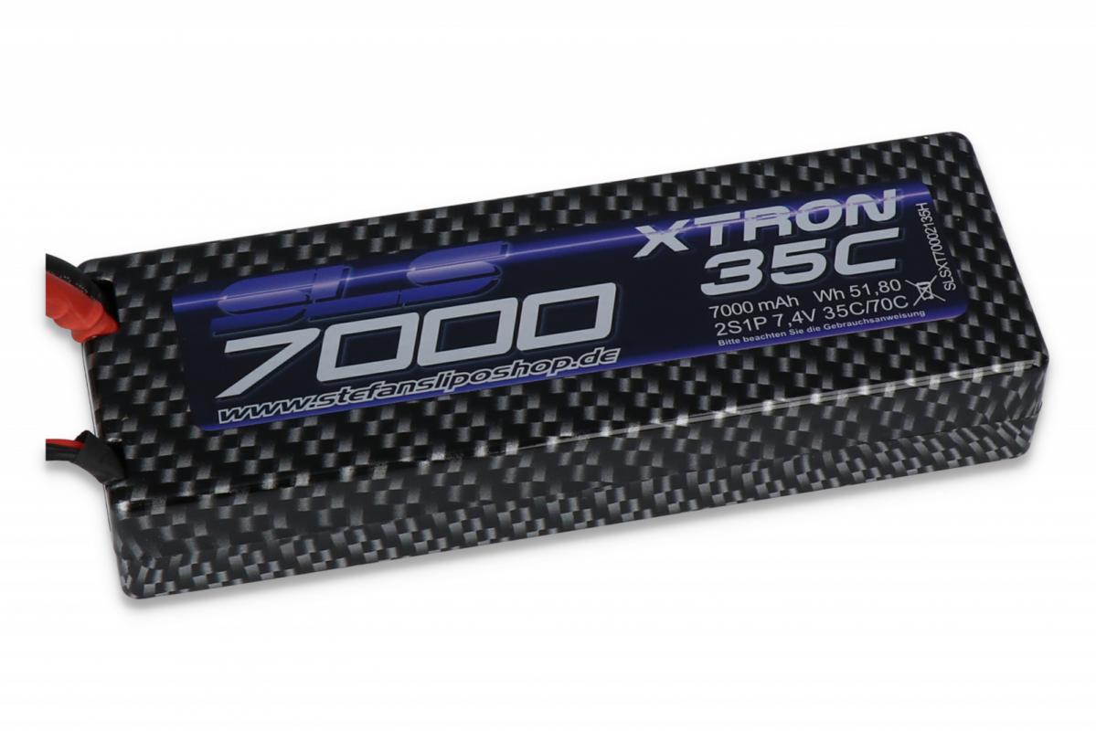 SLS XTRON 7000mAh 2S1P 7.4V 35C/70C Hardcase