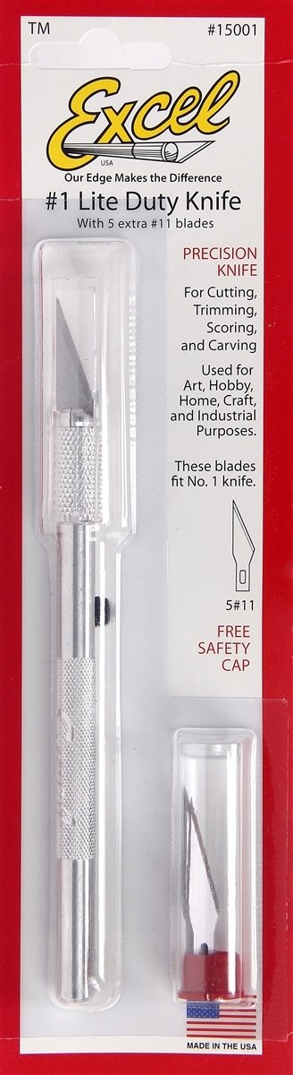 Excel%201%20Light%20Duty%20Knife%20w/5%20Extra%2011%20Blades