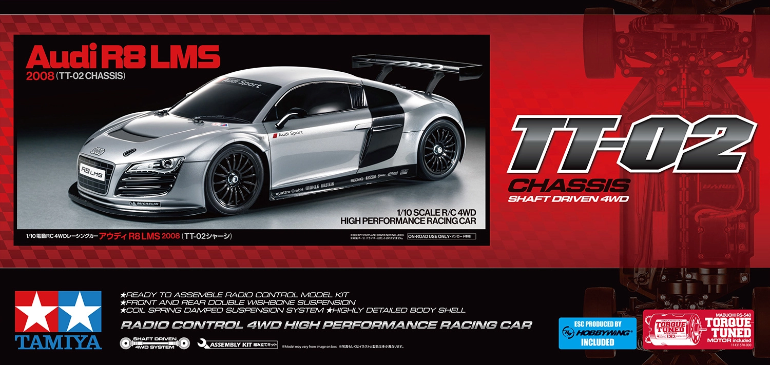 Tamiya%201/10%20Audi%20R8%20LMS%202008%20(TT-02)%20(Demonte)
