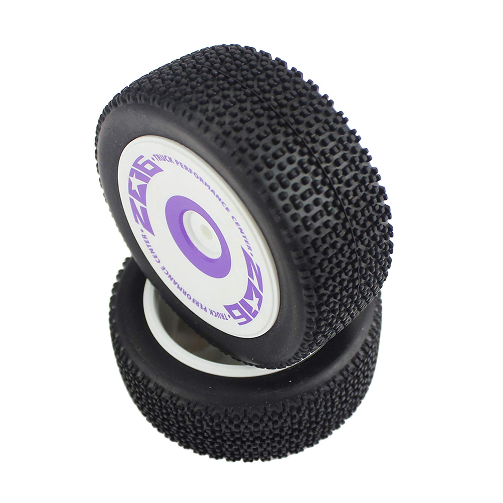 WL 1/12 - 1/10 RC BUGGY Car Rubber Rear Tire Plastic Wheel Rim Set  1 PACK 2 PCS