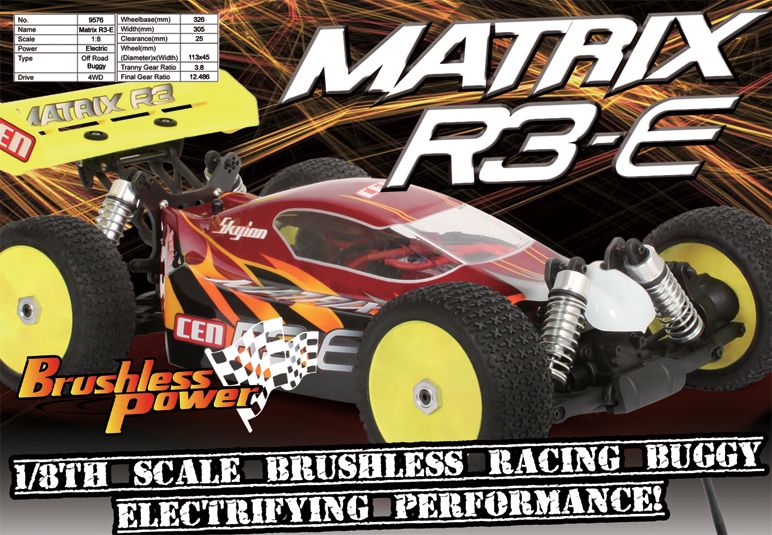 CEN Matrix R3-E 1/8 RTR (Batarya Hariç)