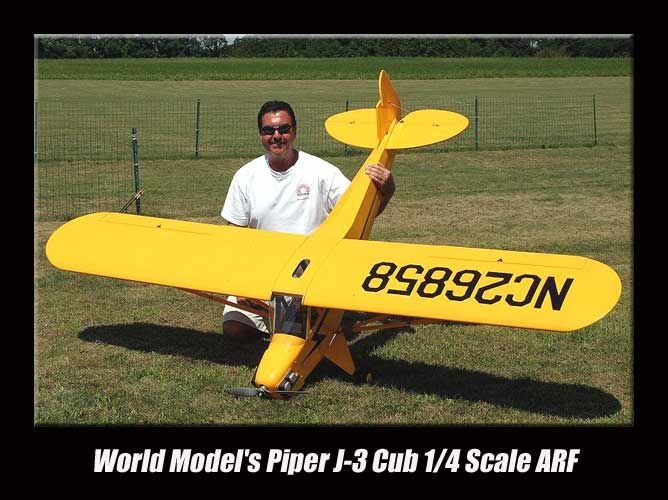 The%20World%20Models%20Piper%20J-3%20Cub%201/4%20Scale%20ARF%20Uçak%20Kiti
