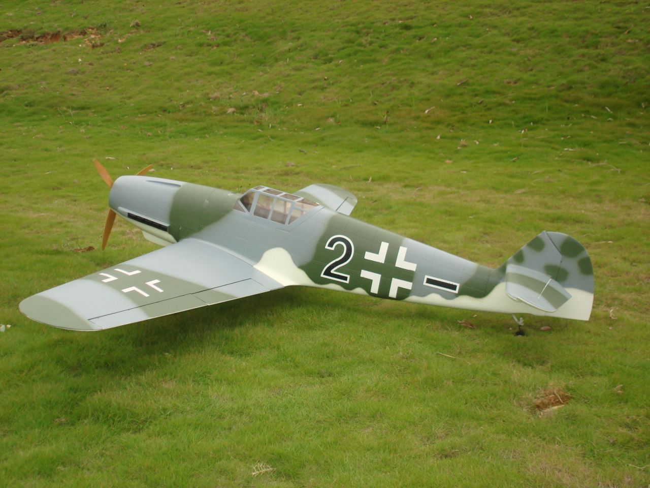 CY Model ME-109 Benzinli ARF Uçak-Retrackler Dahil