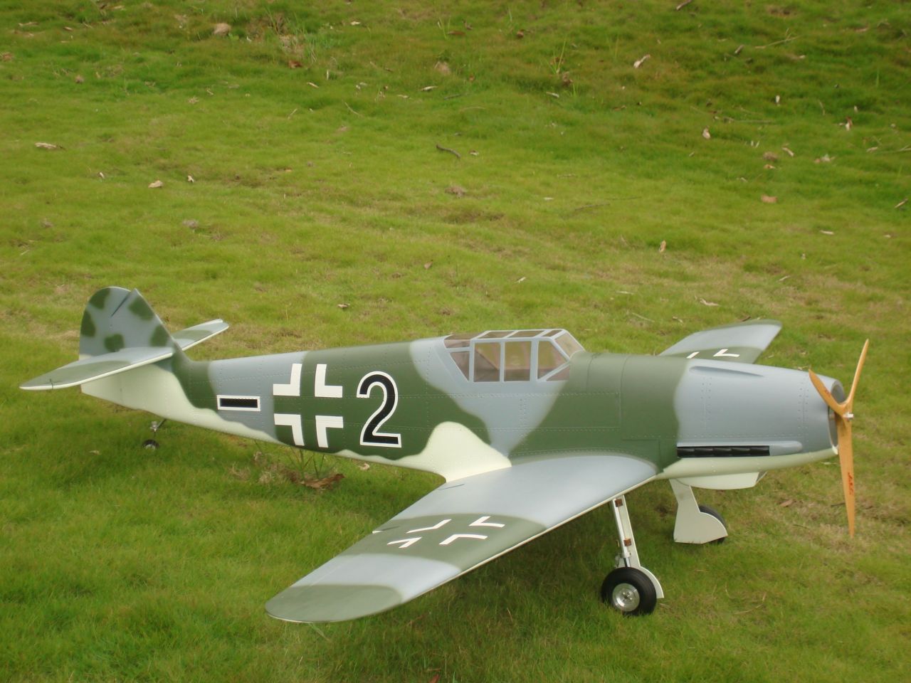 CY Model ME-109 Benzinli ARF Uçak-Retrackler Dahil