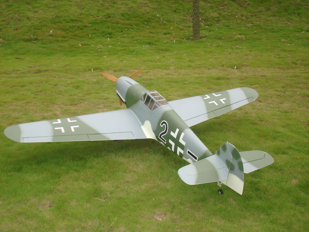 CY Model ME-109 Benzinli ARF Uçak-Retrackler Dahil
