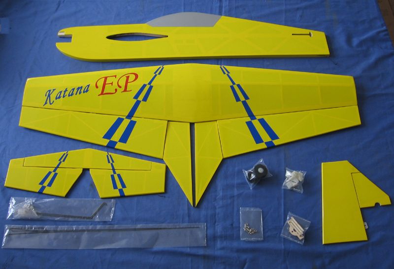 CY Model Katana S EP Elektrikli Flanş Gövdeli ARF Uçak
