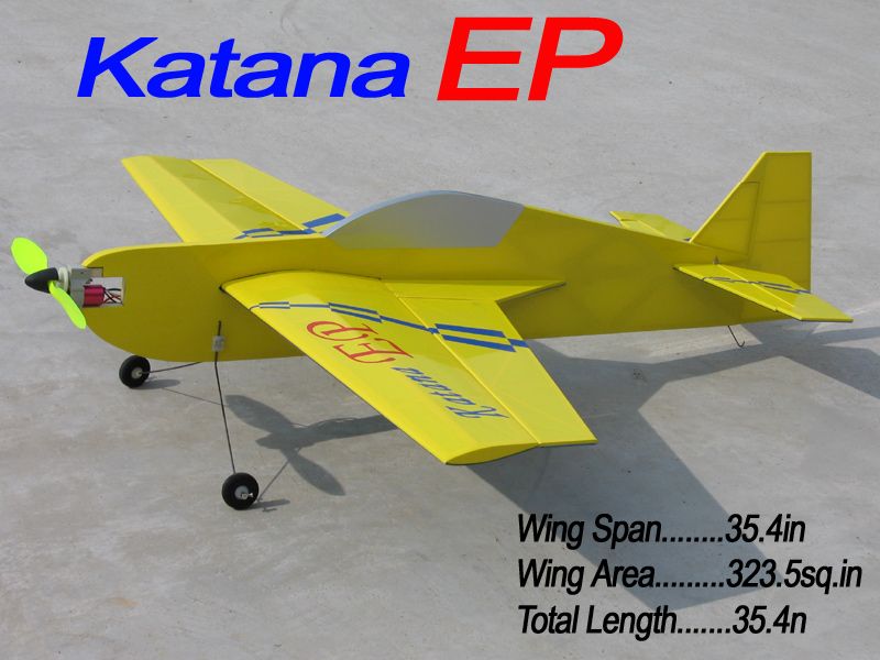 CY Model Katana S EP Elektrikli Flanş Gövdeli ARF Uçak