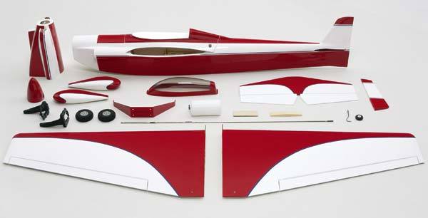 Great Planes Cosmic Wind Minnow .61-.91 Nitrolu ARF Uçak (Fiberglas Fuselage)