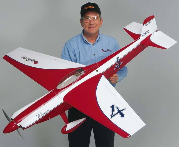 Great Planes Cosmic Wind Minnow .61-.91 Nitrolu ARF Uçak (Fiberglas Fuselage)