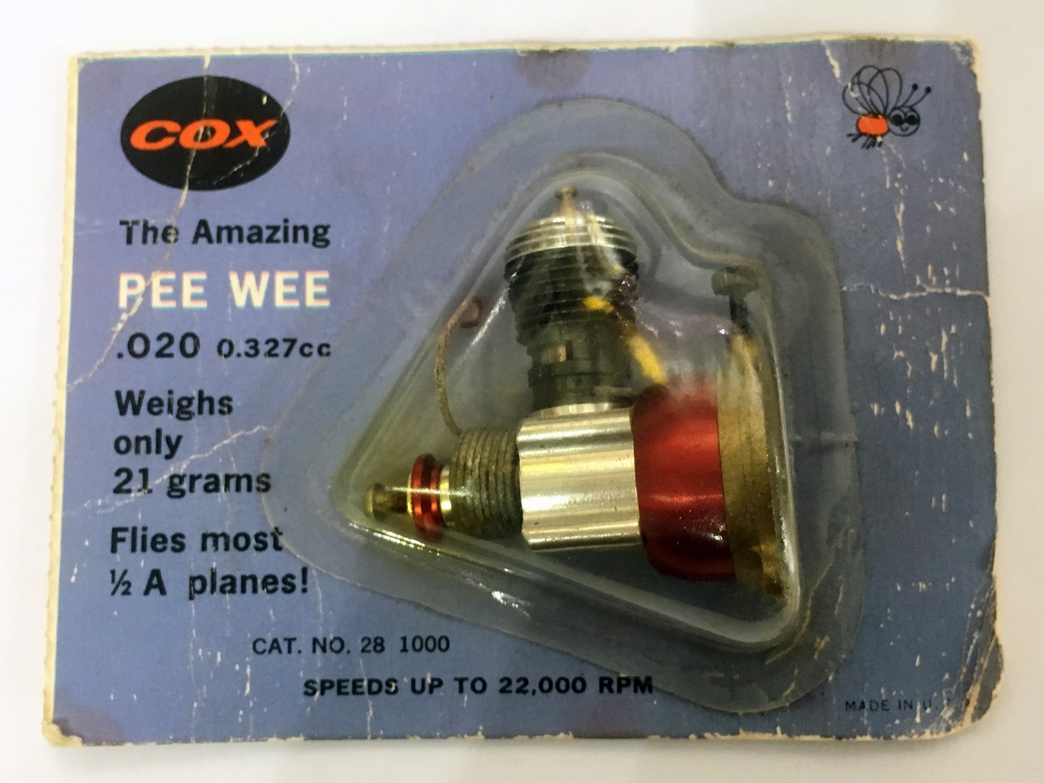 NEW%20Vintage%20Cox%20The%20Amazing%20Pee%20Wee%20.020%20Engine%20for%20most%201/2%20A%20Planes%20SEALED