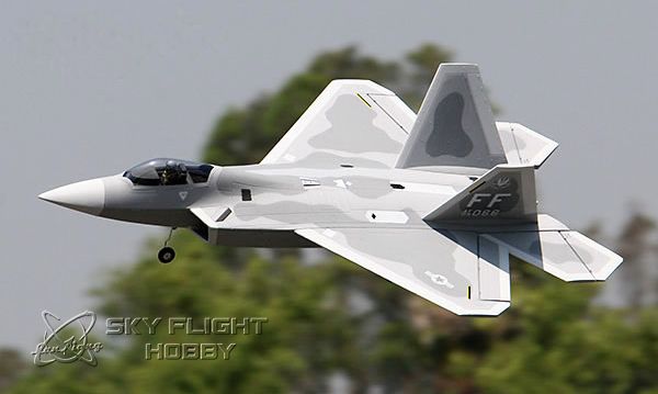 LXHM F-22 Raptor RTF 70mm Fan Motorlu Uçak
