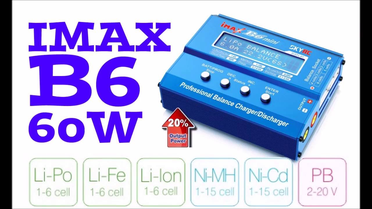 SKYRC B6 Mini 6S Li-Po Battery Charger (V2)