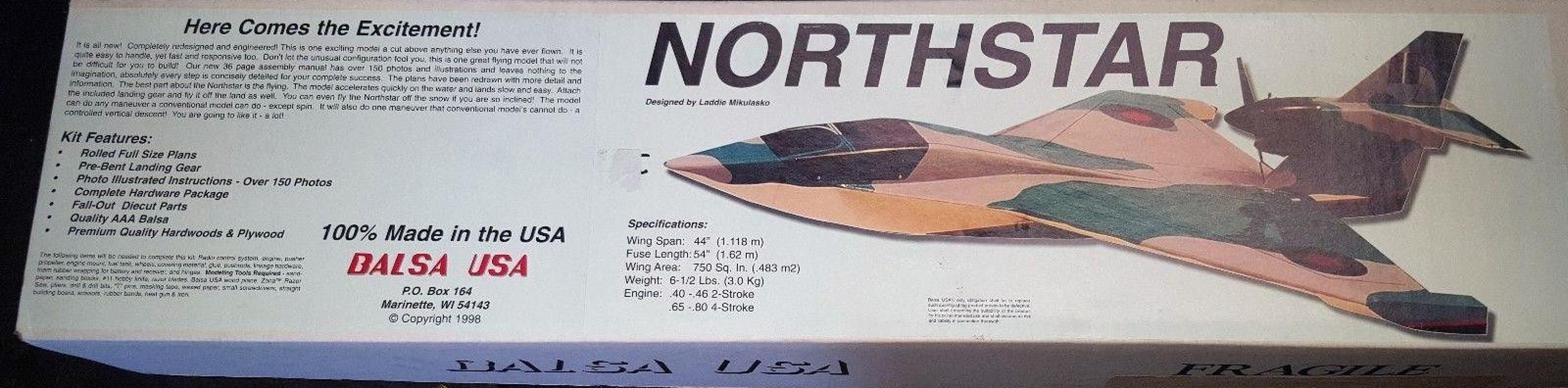 BALSA%20USA%20NORTH%20STAR%20Kit%20Airplane