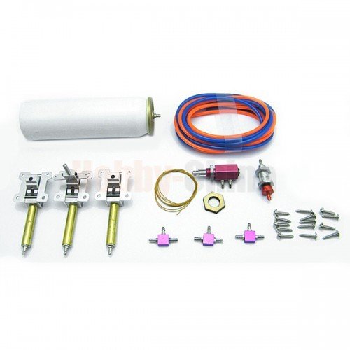 Air%20Retract%20Kit%20(Φ2.5)%20with%203pcs%20Gear%20Mounts%20One-way%20Air-pressure%20Control
