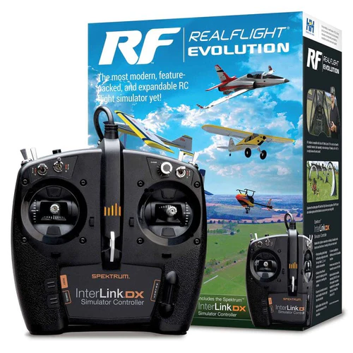 Real Flight Evolution RC Flight Simulator with InterLink DX Controller