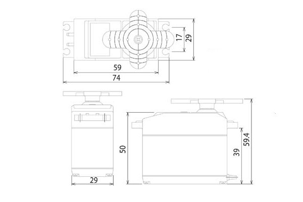 Futaba%20S3302%201/4%20Scale%20High%20Torque%20Servo%20for%20Large%20Models