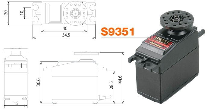 Futaba%20S9351%20Digital%20Servo%20(Coreless%20Motor)