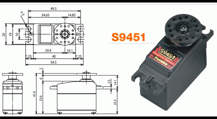 Futaba%20S9451%20Digital%20Servo%20(Coreless%20Motor)
