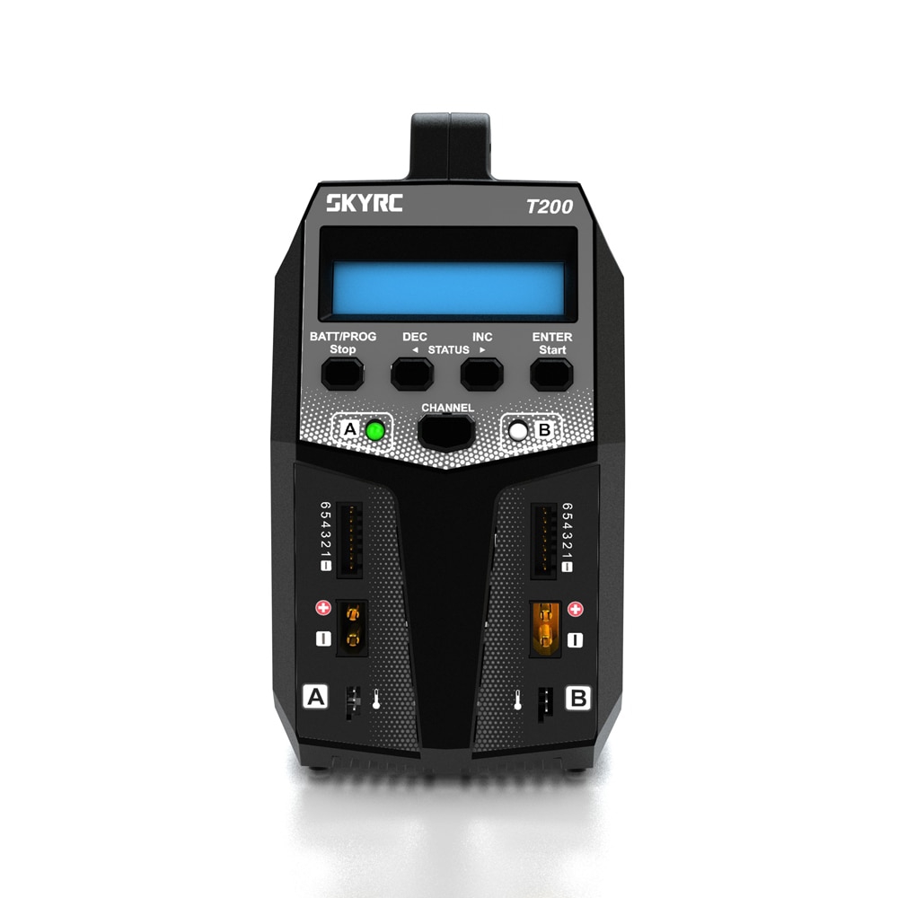 SkyRC T200 Dual Balance Charger 2x100w AC/DC - 12 A Charge