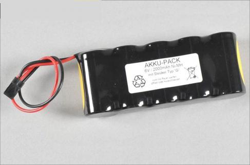 FG Model 6V 2000Mah Ni-Mh Receiver Pack