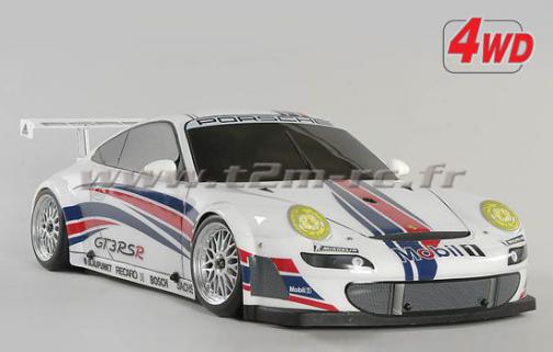 FG Modellsport Porsche 911 GT3 RSR 4WD-510 Sportsline 1/5 Benzinli On-Road RTR Araba // JR DSX3 Kumanda İle