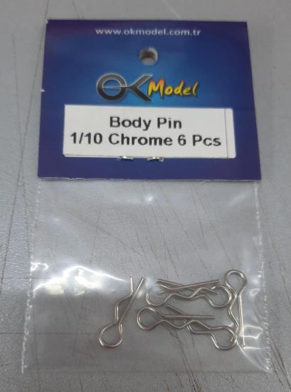 1/10 Body Pin Chrome