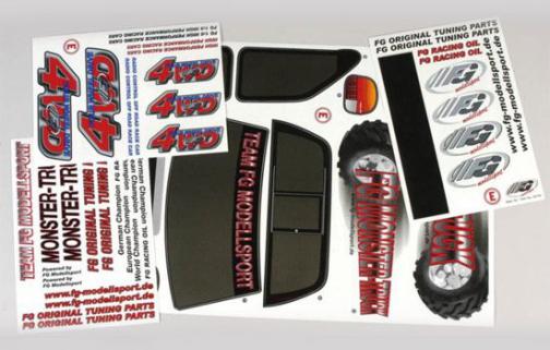 FG Modellsport Monster Stadium Truck Stickers