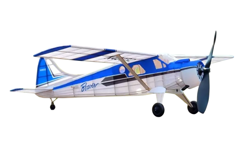 Guillow’s 1/24 DHC-2 Beaver Lastik Motorlu Model Kit (Kanat Açıklığı 61cm)