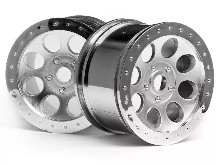 HPI  MAG-8 WHEEL MATTE CHROME (83X56mm/2pcs) 