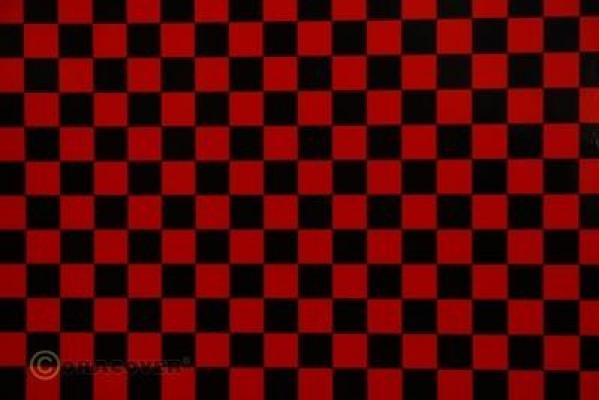ORACOVER FUN 4 width: 60 cm length: 2 m red - black 