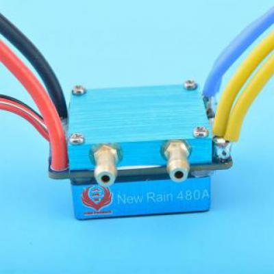 RC Tekne 7.2-14.8 V 480A ESC 380/540/775 Fırçalı Motor Hız Kontrol Cihazı Çift Mod ESC Su Soğutmalı