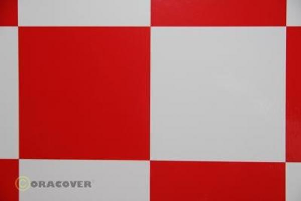 ORACOVER FUN 6 width: 60 cm length: 2 m white - red 