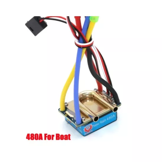 RC Tekne 7.2-14.8 V 480A ESC 380/540/775 Fırçalı Motor Hız Kontrol Cihazı Su Soğutmalı