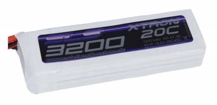 XTRON 3200MAH 4S1P 14.8V 20C / 40C