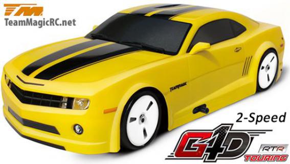 Team Magic G4D CMR 1/10 Touring Car Racing Spec. (2 Speed) RTR-Camaro Body