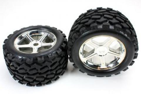 Team Magic E6 Mounted Tire (Pair)