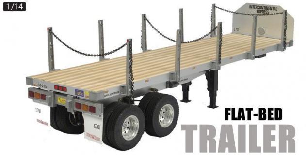 Tamiya 1/14 Flatbed Semi-Trailer (Demonte)