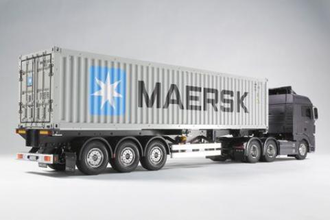 Tamiya 1/14 Maersk 40ft Container & Semi-Trailer