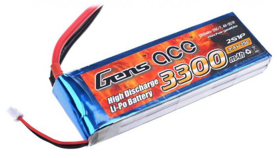 Gens Ace 7.4V 3300mAh Li-Po Batarya