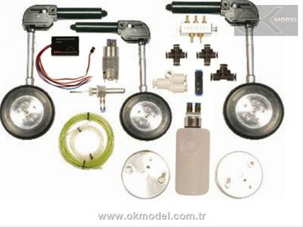 UMS Hidrolik Retrak Takımı Frenli 3 Teker İçin 20kg