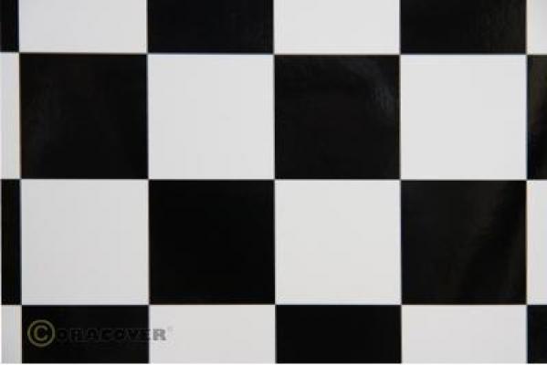 ORACOVER FUN 5 width: 60 cm length: 2 m white - black 