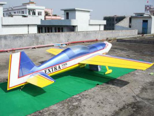 CY Model Extra 330L 300cc gasoline ARF Airplane-Monokote