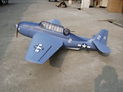 CY Model Grummann TBF-1C Avenger Kompozit Gövde Benzinli ARF Uçak (CNC Havalı Retrackler Dahil)