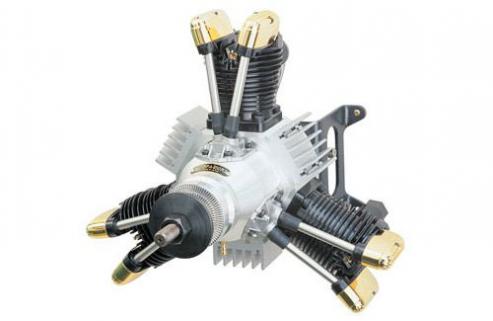 Saito FA-450R3-D Radial 3 Silindirli 75cc Uçak Motoru