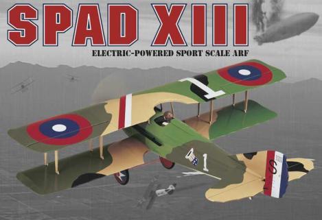 Great Planes ElectriFly SPAD XIII ARF Uçak