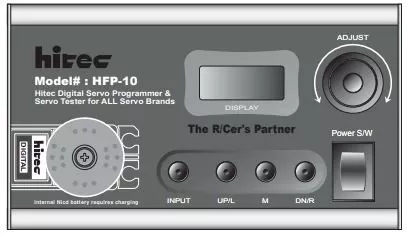  HITEC DIGITAL SERVO PROGRAMMER HFP-10