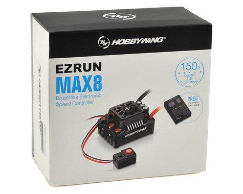 Hobbywing 30103201 EzRun MAX8 V3 Fırçasız Hız Kontrol Ünitesi TRX Soket ESC