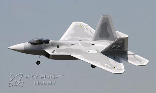 LXHM F-22 Raptor RTF 70mm Fan Motorlu Uçak