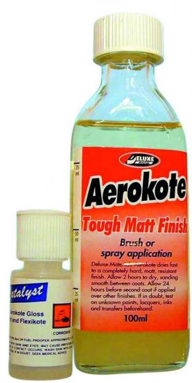 Deluxe Aerokote Matt 100ml-Mat Koruyucu Vernik